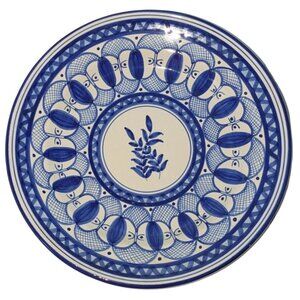 Hand-Painted Spanish Ceramic Wall Plate Ladies Faces Olive Artespana Figrs 1989